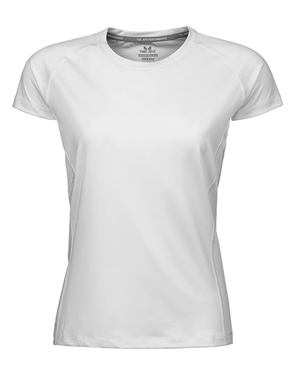 Women´s CoolDry Tee in White, Größe XXL