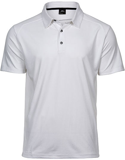 Men´s Luxury Sport Polo in White, Größe 3XL