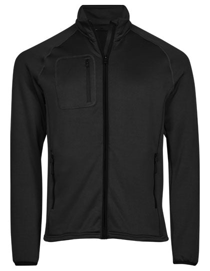 Stretch Fleece Jacket in Black, Größe 3XL