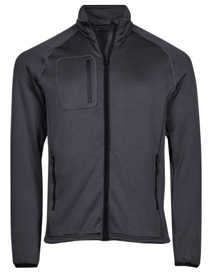 Stretch Fleece Jacket in Dark Grey (Solid), Größe 3XL