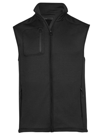 Stretch Fleece Bodywarmer in Black, Größe 3XL
