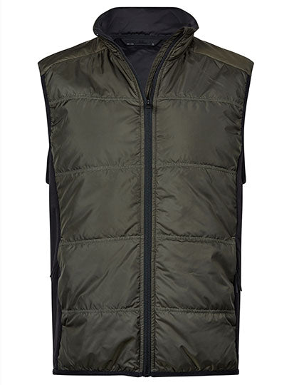 Hybrid-Stretch Bodywarmer in Deep Green, Größe 3XL