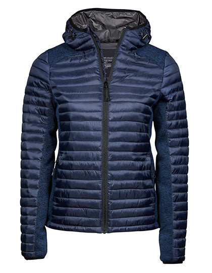 Women´s Hooded Outdoor Crossover Jacket in Navy, Größe 3XL
