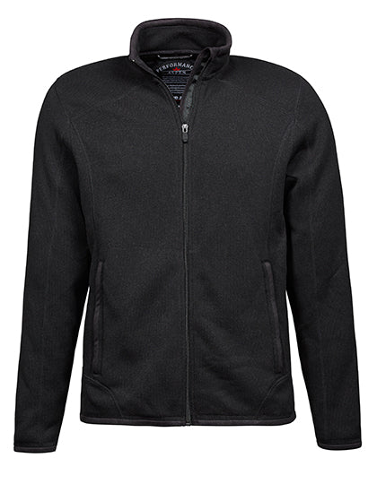 Men´s Outdoor Fleece Jacket in Black, Größe 3XL