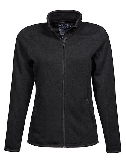 Women´s Outdoor Fleece Jacket in Black, Größe 3XL