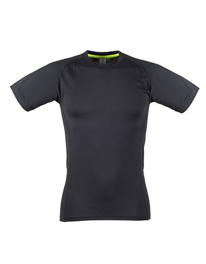 Men´s Slim Fit T-Shirt in Black, Größe XXL