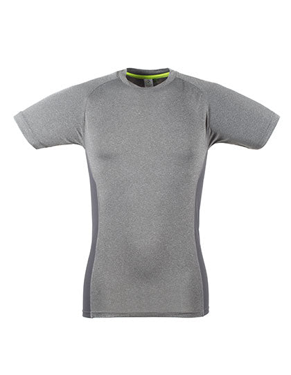 Men´s Slim Fit T-Shirt in Grey Marl, Größe XXL