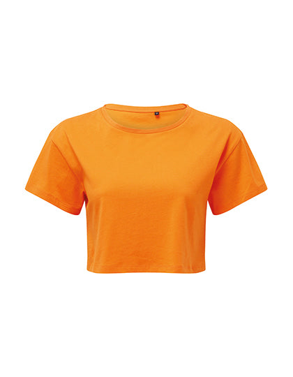 Women´s Crop Top in Orange, Größe XXS