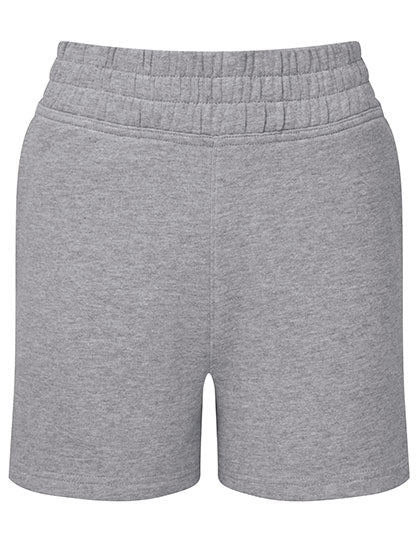 Women´s Jogger Shorts in Heather Grey, Größe 4XL