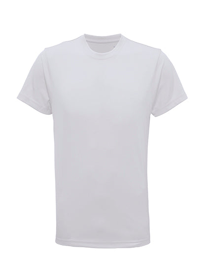 Men´s Recycled Performance T-Shirt in White, Größe 3XL