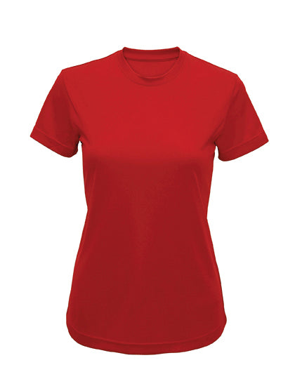 Women´s Recycled Performance T-Shirt in Fire Red, Größe XL