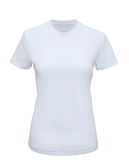Women´s Recycled Performance T-Shirt in White, Größe XL