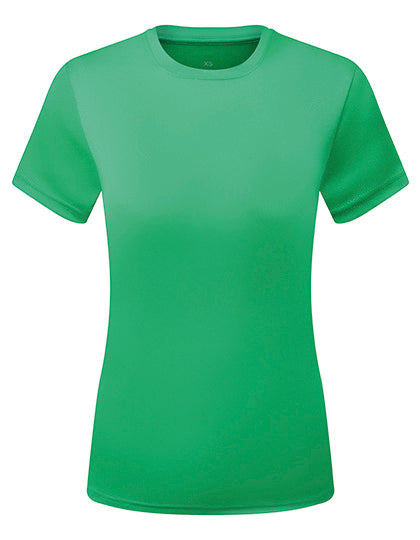 Women´s Textured Recycled T-Shirt in Bright Kelly, Größe XXL