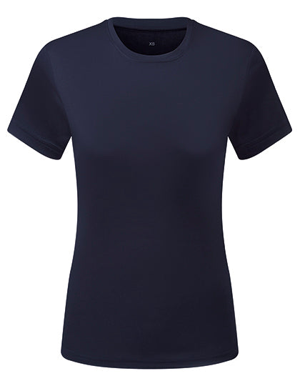 Women´s Textured Recycled T-Shirt in French Navy, Größe XXL