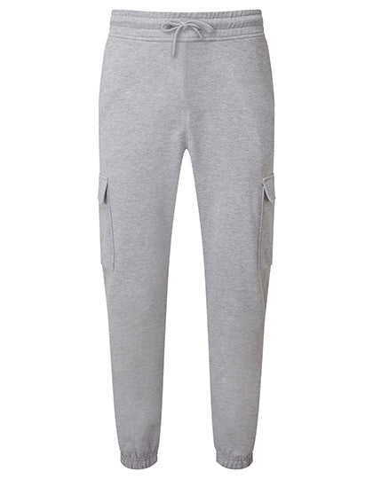Unisex Cargo Recycled Joggers in Heather Grey, Größe 3XL