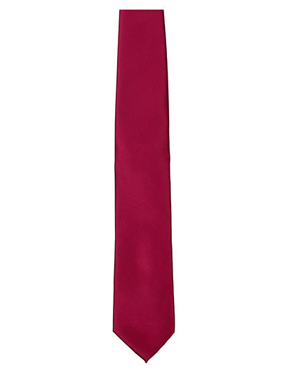 Satin Tie in Burgundy, Größe 144 x 8,5cm