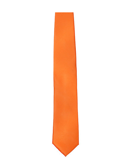 Satin Tie in Orange, Größe 144 x 8,5cm