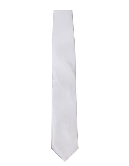 Satin Tie in White, Größe 144 x 8,5cm