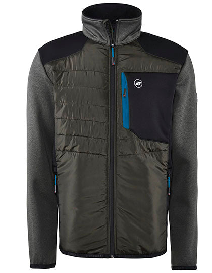 Men´s Hybrid Jacket in Black, Größe 3XL