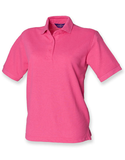 Ladies´ 65/35 Classic Piqué Polo Shirt in Fuchsia, Größe 3XL
