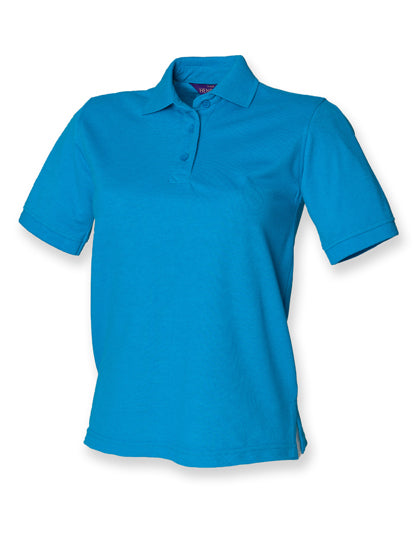 Ladies´ 65/35 Classic Piqué Polo Shirt in Sapphire Blue, Größe 3XL