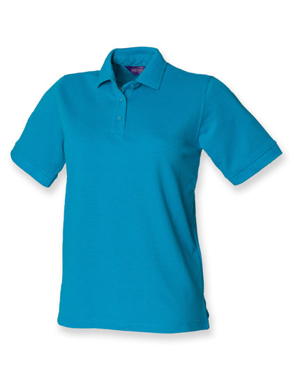 Ladies´ 65/35 Classic Piqué Polo Shirt in Turquoise, Größe 3XL