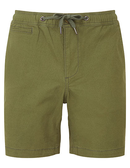 Men´s Drawstring Chino Shorts in Olive, Größe XXL