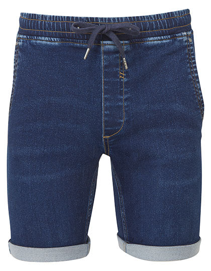 Men´s Denim Drawstring Shorts in Blue (5435 C), Größe XXL