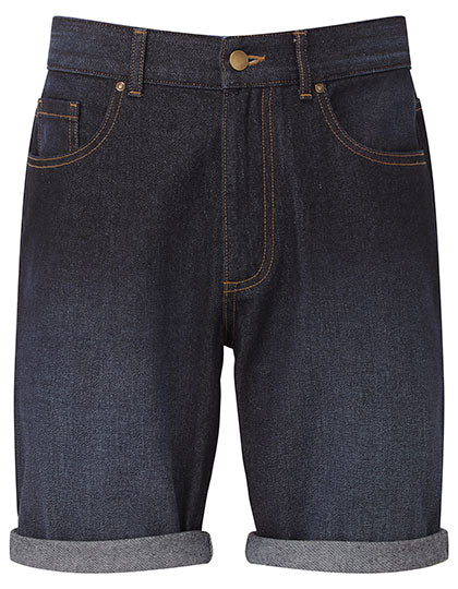 Men´s Denim Shorts in Indigo Denim, Größe XXL