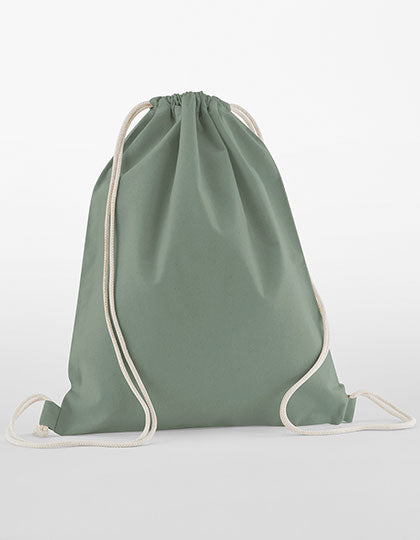 Organic Cotton InCo. Gymsac in Dusty Green, Größe 37 x 46 cm