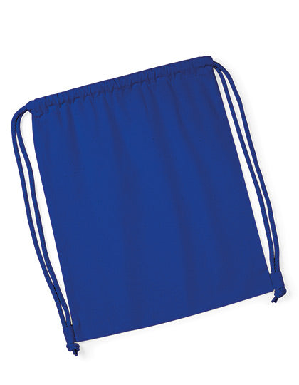 Organic Premium Cotton Gymsac in Bright Royal, Größe 37 x 46 cm
