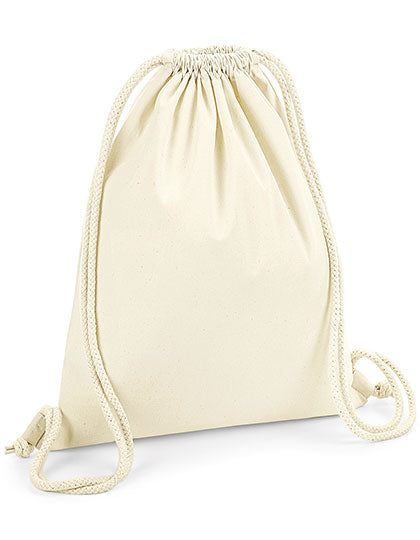 Organic Premium Cotton Gymsac in Natural, Größe 37 x 46 cm