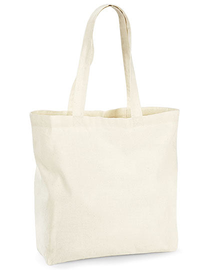 Organic Premium Cotton Maxi Bag in Natural, Größe 35 x 39 x 13,5 cm