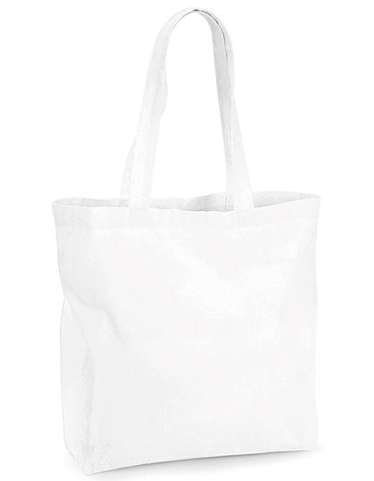 Organic Premium Cotton Maxi Bag in White, Größe 35 x 39 x 13,5 cm