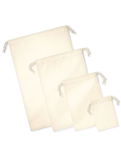 Organic Premium Cotton Stuff Bag in Natural, Größe L (40 x 61,5 cm)