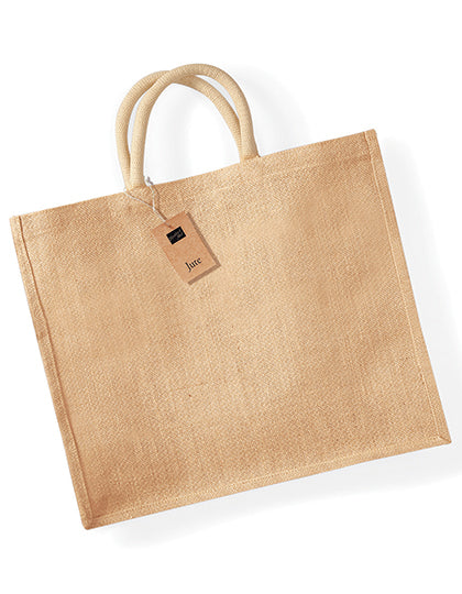 Jute Jumbo Shopper in Natural, Größe 45 x 39 x 21 cm