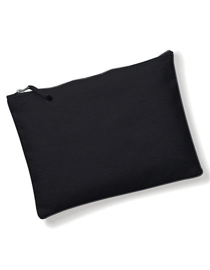 Canvas Accessory Pouch in Black, Größe XS (12 x 8,5 cm)