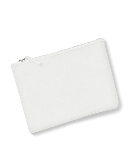 Canvas Accessory Pouch in Off White, Größe L (28 x 20 cm)