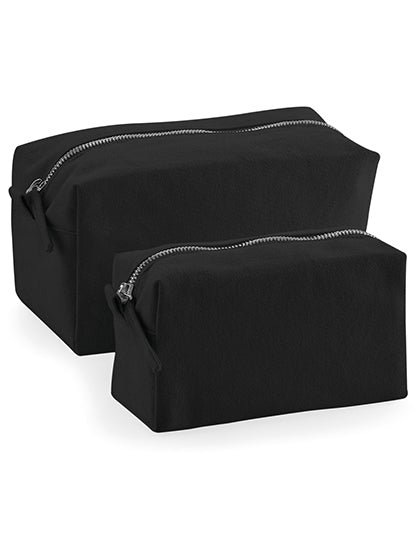 Canvas Accessory Case in Black, Größe L (21 x 11 x 11 cm)