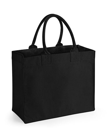 Resort Canvas Bag in Black, Größe 41 x 34 x 18 cm