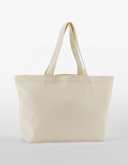 EarthAware® Organic Twill Shopper in Natural, Größe 44 x 37 x 16 cm