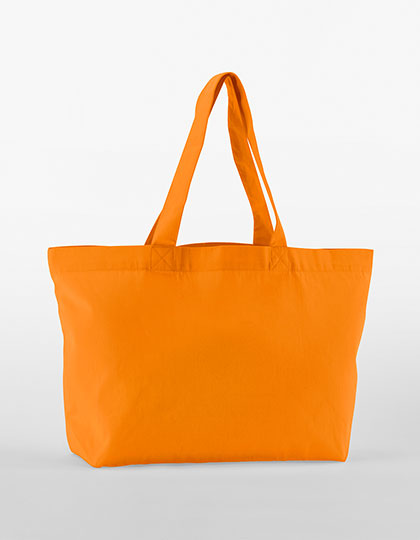EarthAware® Organic Twill Shopper in Orange, Größe 44 x 37 x 16 cm