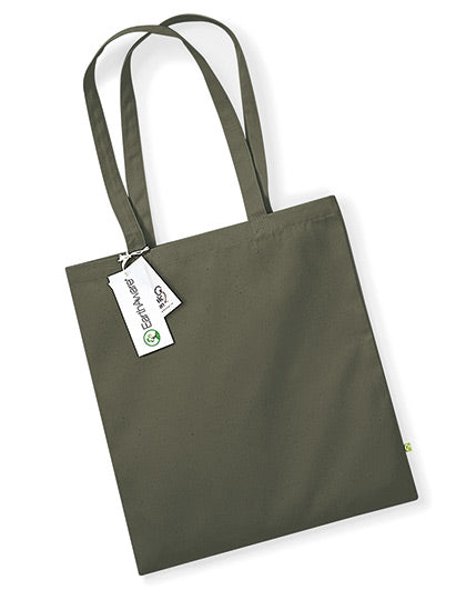 EarthAware® Organic Bag For Life in Olive Green, Größe 38 x 42 cm