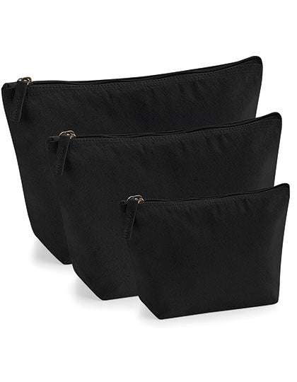 EarthAware® Organic Accessory Bag in Black, Größe L (23 x 22,5 x 11 cm)