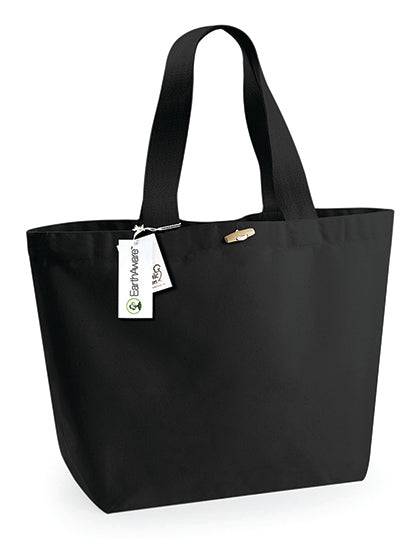 EarthAware® Organic Marina Bag XL in Black, Größe 40 x 39 x 19 cm
