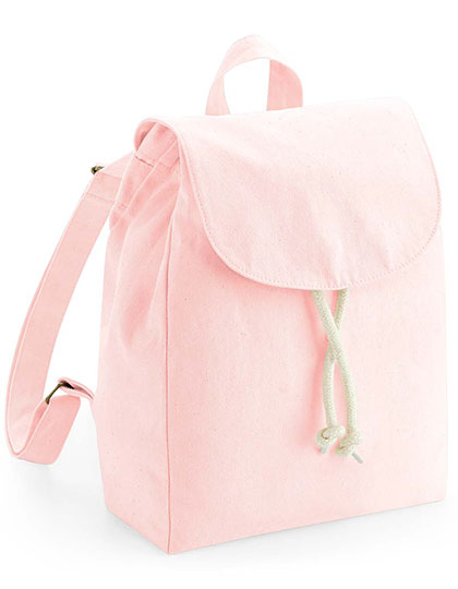 EarthAware® Organic Mini Rucksack in Pastel Pink, Größe 22 x 30 x 12 cm