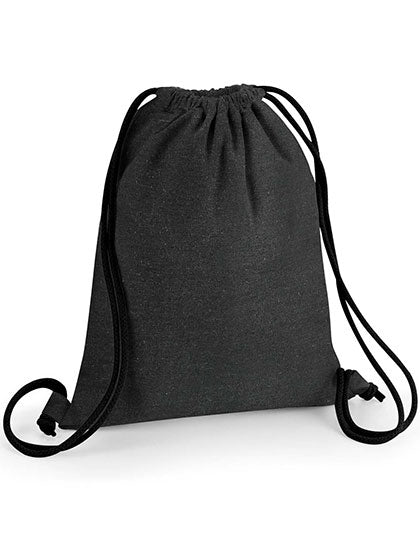 Revive Recycled Gymsac in Black, Größe 37 x 46 cm