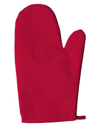 Oven Mitt in Red, Größe 28 x 16 cm