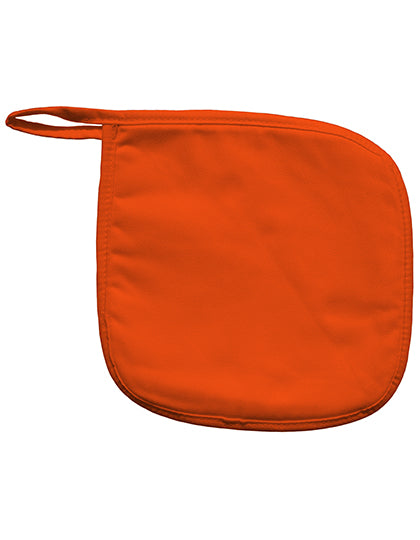Potholder in Orange, Größe 20 x 20 cm
