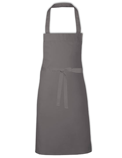 Cotton Barbecue Apron in Dark Grey (ca. Pantone 431), Größe 80 x 70 cm